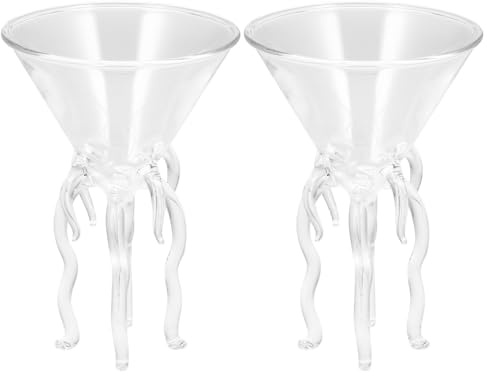 MOTHNUR 2pezzi Bicchieri da Cocktail in Vetro da Bicchieri per Mojito Frullati Succhi Frutta Feste Casa Bar
