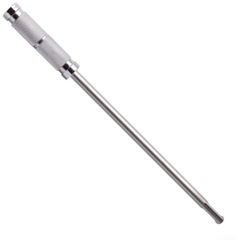 SMZhomeone Tige d'extension à libération rapide pour marteau électrique 260 mm Tige ronde en métal pour marteau perforateur et perceuse à percussion, perceuse manuelle et tournevis, argent