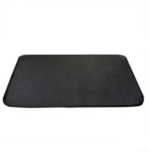 Tapis de cuisson ignifuge avec silicone en fibre de verre, protégeant les sols, les pelouses et les terrasses de la chaleur et des saletés du barbecue (152 x 100 cm)