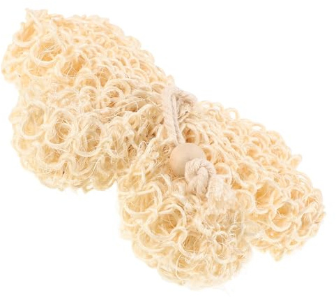 ARTSEWPLY Esponja Exfoliante de Sisal para Ducha Bola de Baño Espumante Natural Limpiadora Corporal Profunda Removedora de Células Muertas Bola Exfoliante para Piel Accesorio Esencial