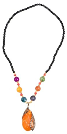 Beaupretty Collier Bohème Coloré Pour Femme Avec Pendentif Et Chaîne Bijou De Cou Folklorique Et Accessoire De Mode
