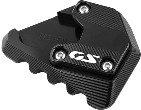 Para R1300GS ADVENTURE R 1300 GSA R1300 GS ADV 2024 2025 2026 1300gs GS1300 Accesorios Motocicleta Soporte Ampliar Placa de Apoyo Placa r1300gs 1300gsa Soporte Lateral Almohadilla de Extensión (Negro)