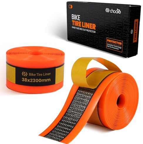 Chooee Self-adhesive Bike Tyre Liner,Anti-puncture Tyre Liner for 20/24/26/27.5/29 Inch Mountain Bike Puncture Tyre Liner & 700c Gravel/Road Bike,2 pack Bicycle Inner Tube Flat Protection