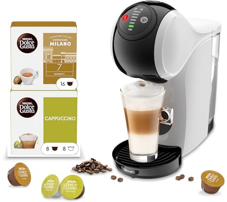 NESCAFÉ DOLCE GUSTO Genio S De'Longhi +32 Capsule Cappuccino Espresso Milano