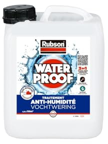 Rubson Traitement Murs Humides, Anti-Humidité, Anti-Salpêtre, Bidon 2,5L