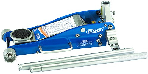 Draper 31479 Aluminium/Steel Trolley Jack with Quick Lift Facility, 2.5 Tonne Capacity , Blue