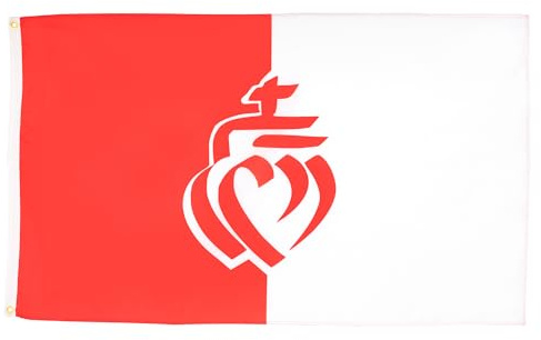 AZ FLAG Bandiera Dipartimento di Vandea 150x90 cm 2 Occhielli | Uso interno ed esterno bandiera decorativa di Vendée doppie cuciture e bordi rinforzati con occhielli metallici