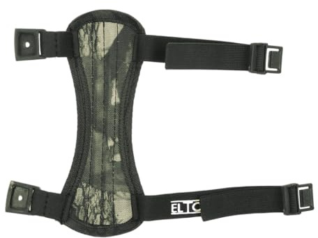 elToro Armschutz Curdora Sport Unterarmschutz mit Clip-Verschluss | 4 Streben, Schutz für Bogenschießen Armschoner Recurvebogen Compoundbogen