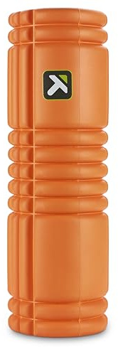 Trigger Point TriggerPoint Grid Vibe Plus Faszienrolle, Kompakte Massagerolle, mit Vibrationtechnologie für Muskelentspannung, Orange, 12/30cm, Einheitsgröße