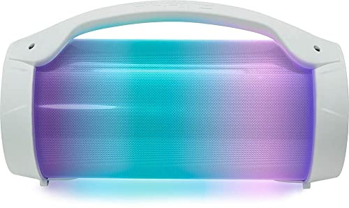 Enceinte Bluetooth avec Microphone Party Blanc avec USB, AUX et SD
