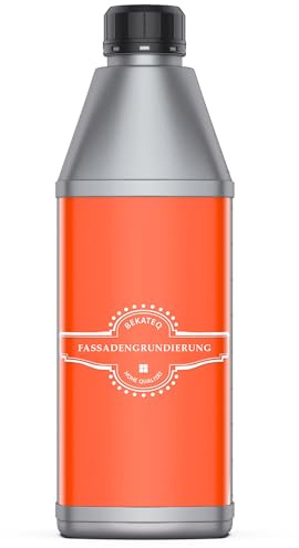 BEKATEQ Grundierung 1l für Fassadenfarbe, Wandfarbe innen und aussen, Sockel - Fassadengrundierung, Wandgrundierung, Tiefengrund, Haftgrund BE-516
