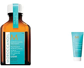 Moroccanoil Treatment Light, 25ml & Intense Hydrating Mask, 75ml