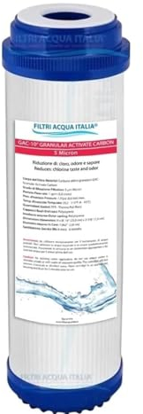 Filtre à charbon actif granulaire GAC 10 filtres à eau Italie