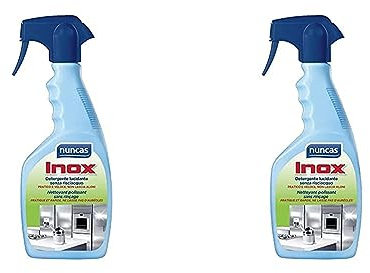 Nuncas Inox Detergente Lucidante - 500ml (Confezione da 2)