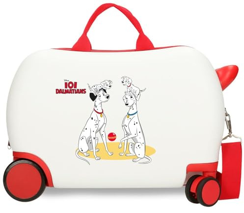 Disney Joumma Bags Klassischer Kinderkoffer mit 4 Rädern, aus ABS, einem Starren und leichten Material., Dalmatiner, Kinderkoffer
