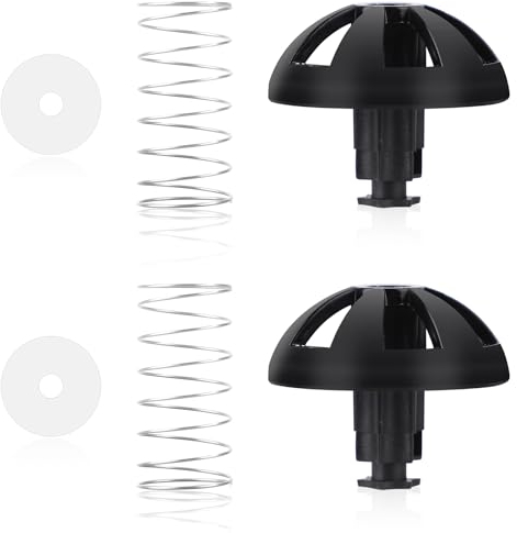 2 Sets Coffee Machine Brew Basket Bottom Spring Loaded Stopper Kits, Coffee Maker Parts Replacement for Mr. Coffee Parts 185774-000-000, 112435-000-000, 112435000000, 112435 000 000