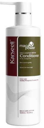 Karseell Reparatur Conditioner Arganöl Natürlicher Extrakt Tiefenreparatur Haarpflege Haarspülung für Sehr Trockenes Haar, Geschädigtes Haar, Alle Haartypen Haarpflege 500ml