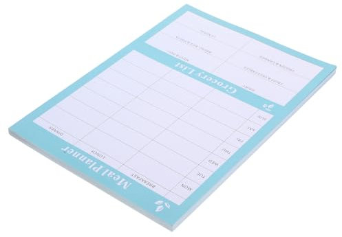 DIYEAH Wöchentliches Essensplaner Notizbuch Tearable Notizen Für Lebensmittel Und Einkaufslisten Planung Von Mahlzeiten Und Wöchentlichen Aktivitäten Für Bessere Organisation Im