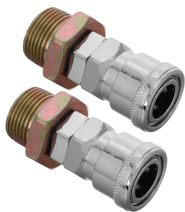 AKOOSY Conectores Rápidos para Tanque De Gas De Camión 2 Piezas, Adaptadores De Conexión para Línea De Combustible, Resistente Sellado Hermético para Uso En Camiones y Traslado De Combustible