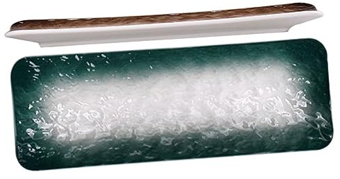 TOPPERFUN 1 Set Piatto Sushi E Vassoi Decorativi Per Sushi Piatto Sashimi Per Feste E Casa 2 Pezzi
