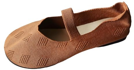 PINTUTU Ballerinne Donna Estive Scarpe Slip-On Ballerina da Ginnastica Ballerinne Traspiranti in Maglia Ammortizzata con Supporto Traspirante Antiscivolo Sneakers da Ginnastica Leggere Scarpe Estive