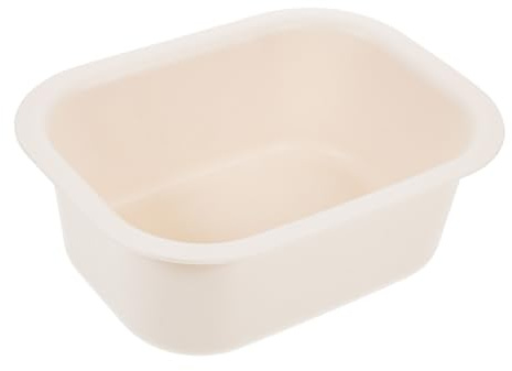 Beige Pp Babybecken für Wickeltisch und Säuglinge, Tragbar | Leicht, Dickwandig Verarbeitet, für Baden und Waschen, Handliches Zubehör für Pflegebereich