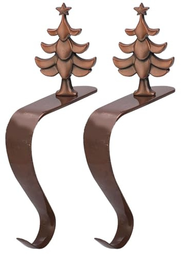 FACAIIO 2 ganci decorativi da appendere alla calza di Natale, per camino, per appendere la calza della Befana