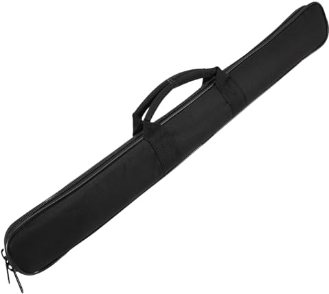 DEARMAMY Strapazierfähige Flötentasche Praktische Tragbare Tasche aus Oxford Stoff Schwarz Zufällige Farbe mit Innenfach und Gepolstertem Schutz für Bambusflöten und Querflöten