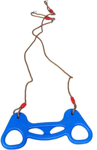 Abaodam Set Anelli da Ginnastica, Attrezzatura Fitness Multifunzionale per Casa e Giardino, Anelli da Gioco per Percorsi a Ostacoli, Installazione Semplice, Colore Blu