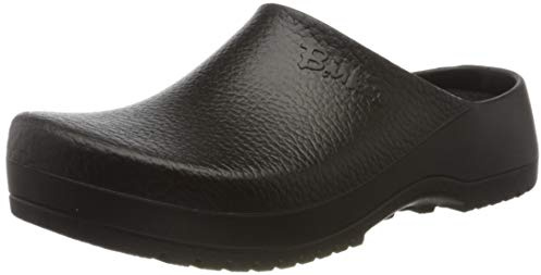 Birkenstock PU-Clog Super Birki, bredd normal, storlek 38, svart 068011-38 (damherr, PU-träskor, trädgårdstofflor, gummiskor, trädgårdsskor, trädgårdssko), svart, 38 EU