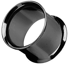 Piercingfaktor Flesh Tunnel Ear Plug Ohr Piercing Tribal Double Flared Plug aus Edelstahl