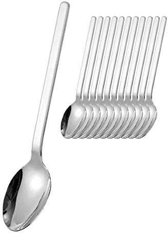 Esmeyer 250-090 Menülöffel Bettina aus Edelstahl 18/10 poliert 12 Stück, silber, 23.5 x 7 x 5 cm