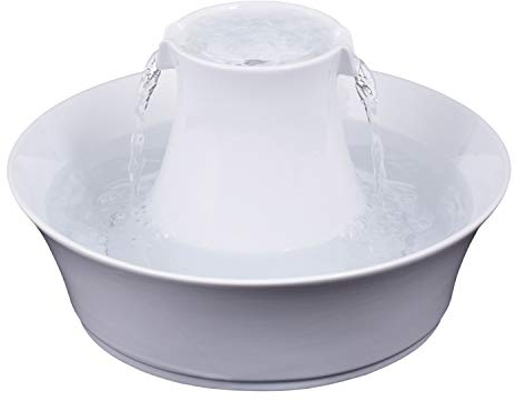 PetSafe Ceramic Avalon Pet Fountain, 2 Litre, Automatic Drinking Fountain for Cats and Dogs, Drinkwell