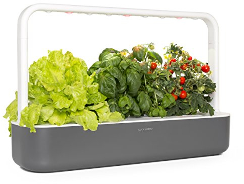 Click & Grow Smart Garden, Orto da Interno con 9 Capsule di Terreno, Illuminazione e Irrigazione Automatica, più Facile della Coltivazione Idroponica