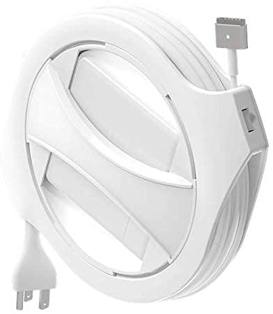 Fuse Reel Side Winder MacBook Charger Organizer Compatible with USB-C and MagSafe Apple Adapter - Travel Essential and Desk Cord Case and Cable Management for MacBook Pro Laptop Adapter