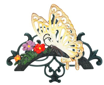 Sungmor Support de Tuyau d'arrosage Robuste en Fonte | Support Mural pour Tuyau d'arrosage | Support décoratif pour Tuyau d'arrosage intérieur ou extérieur | 15,2 m 22,9 m 30,5 m