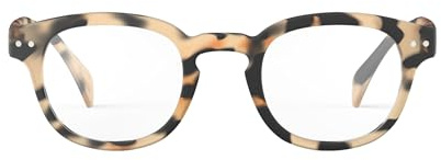 IZIPIZI PARIS | READING Lesebrille LetmeSee #C Light Tortoise +1,50 | Sehhilfe 15x4,5x2 cm | See Concept