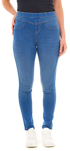M17 Jeggings jeans skinny fit byxor dam, Ljus blå, 34