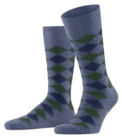 Burlington herrstrumpor, Blå (lätta jeans 6662), 40-46 EU