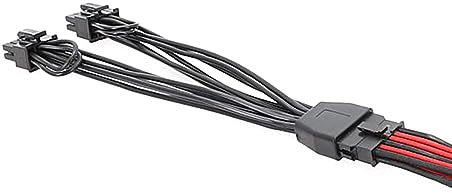 Convertitore da 12 pin a doppio cavo grafico da 6 + 2 pin a 8 pin. Ottimizza l'alimentazione per il collegamento della scheda grafica. Adattatore inverso per schede grafiche da 12 pin a due 8 pin.