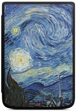 DeinDesign Coque pour liseuse Compatible avec Vivlio Touch HD Plus Etui pour liseuse Protection pour liseuse ¼uvre d'art Vincent Van Gogh La Nuit étoilée