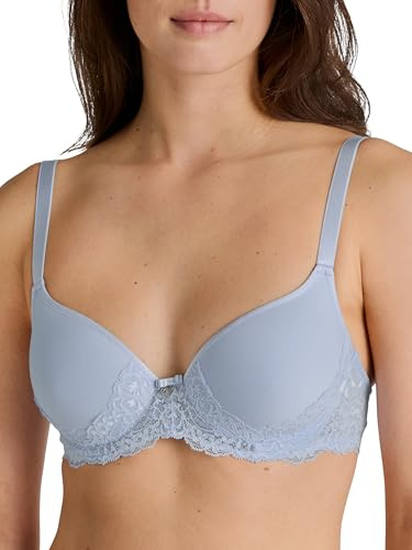 Calida Sensual Secrets Spacer-BH dam, justerbara remmar, med spetsdetaljer, formade kupor, New Harmony Blue, 90A