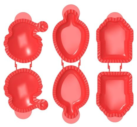 Hand Pie Molds for Baking | Dough Presser Pocket Pie Mould - Hand Pie Moulds Set of 3 for Baking, Pocket Pie Maker, Christmas Party Baking Supplies