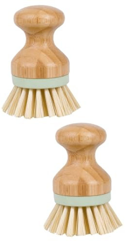 TOKIDNY 2pcs Indoor Dish Brush Long Handle Dish Scrubber Washing Brush Eco-Friendly for Kitchen Restaurant