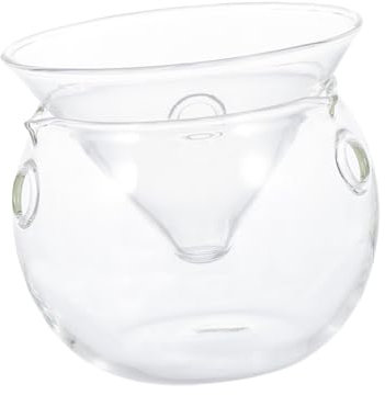 Cabilock Recipiente De Vidrio para Ensaladas Ensaladera Cuadrada para Frutas y Helados Diseño