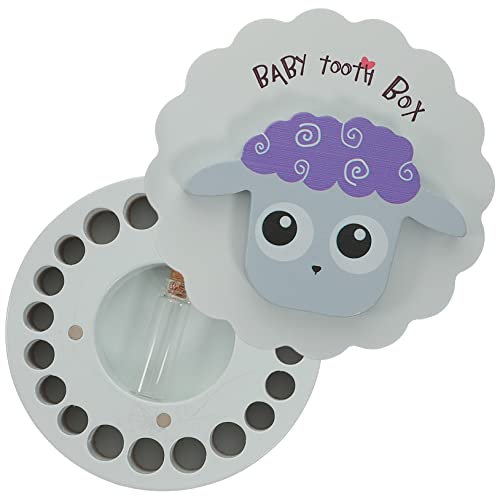 MAGICLULU Zahnbox Für Säuglinge Behälter Für Die Ersten Zähne Von Kindern Für Verlorene Zähne Glatt Sicher Für Babys Finger