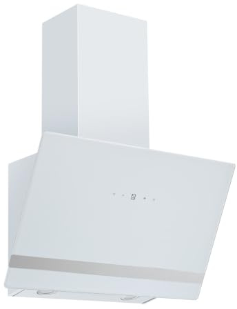 PKM Dunstabzugshaube S21-60AWTH | weiß | 60cm Breite | Display mit Touch Control