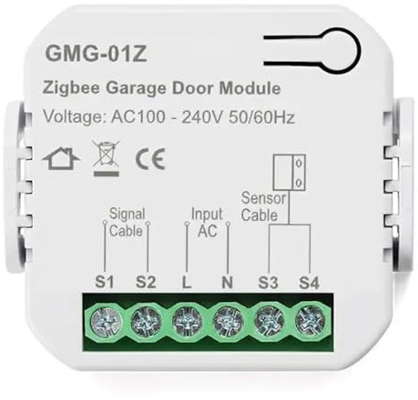 Qusedwey 1 Stück Tuya Zigbee Smart Garagen- Controller ABS App Voice Timing Control für Home