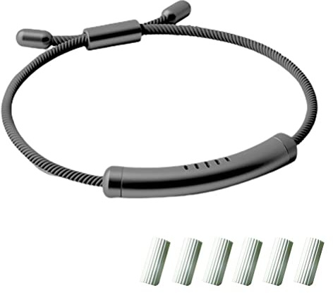Mosquito Repellent Bracelet, Adjustable Natural Essential Oil Mosquito Repellent Bracelet with 6 Refill Sticks for Kids & Adults