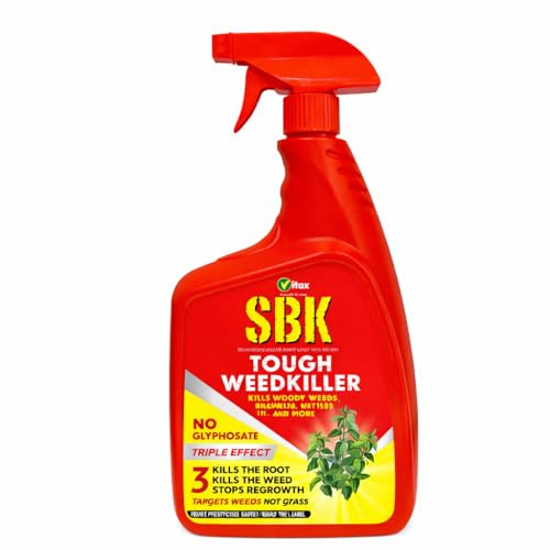 RYYN® Vitax Tough Weed Killer Brushwood Tree Stump Weedkiller 1L Spray Nettles Nettle Bramble Root